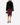 ALBERTA FERRETTI PELLICCIA GIACCA CROP IN PELLICCIA NERA