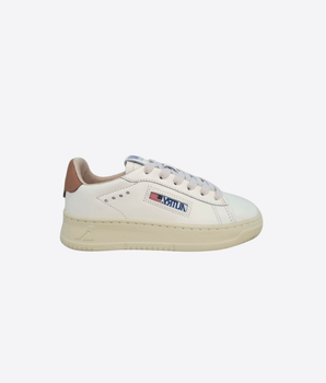 AUTRY SCARPE BRNSUG / 28 SNEAKERS DALLAS KIDS LOW IN PELLE BIANCA
