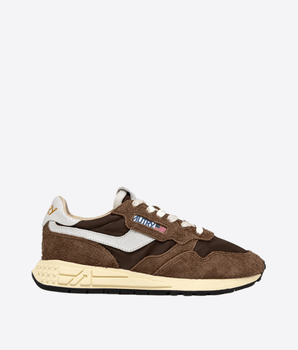 AUTRY SNEAKERS AUTRY REELWIND LOW IN NYLON E SUEDE BIANCO E TUNDRA