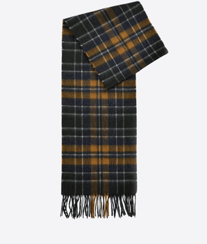 BARBOUR SCIARPA FOREST/BRONZE BROWN / UNI SCIARPA NEW CHECK TARTAN