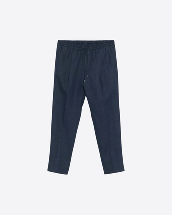 BRIGLIA 1949 PANTALONI BLU / 46 PANTALONI IN LINO WIMBLEDON