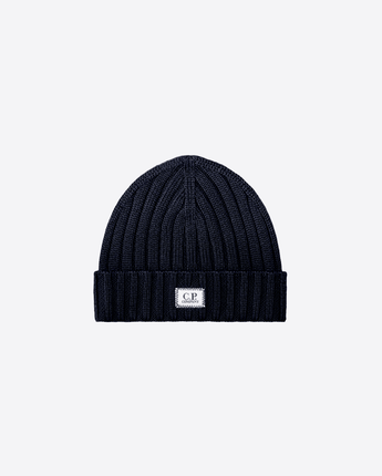 C.P. COMPANY CAPPELLO TOTAL ECLIPSE / UNI CAPPELLO BEANIE IN LANA MERINO EXTRAFINE
