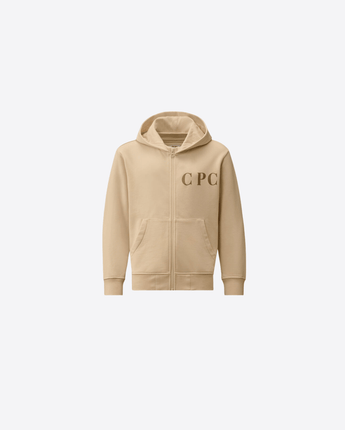 C.P. COMPANY FELPA FELPA CON CAPPUCCIO E ZIP