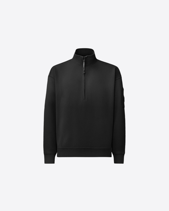 C.P. COMPANY FELPA FELPA IN COTONE CON MEZZA ZIP