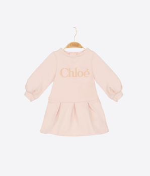 CHLOE ABITO PETAL PINK / 9M ABITO A MANICHE LUNGHE