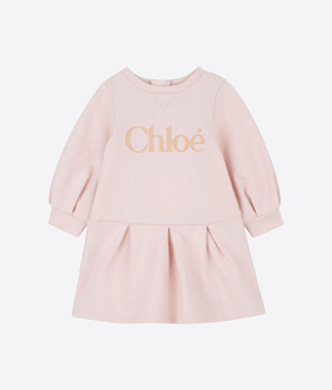 CHLOE ABITO ROSA / 6M ABITO CHLOE' CON LOGO