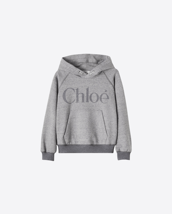CHLOE FELPA FELPA CON CAPPUCCIO IN JERSEY DI COTONE