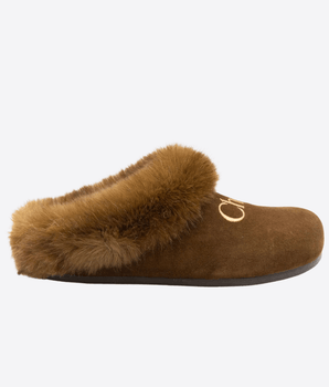 CHLOE SCARPE MULES BASSE CON LOGO