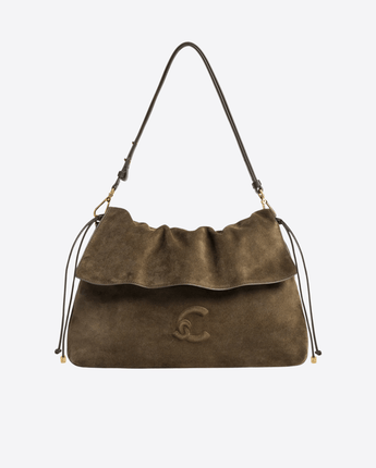 COCCINELLE BORSA FANGO / UNI BORSA IN CAMOSCIO LIDIA MEDIUM