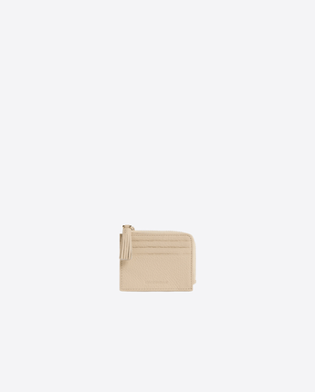 COCCINELLE PORTACARTE SAND / UNI PORTACARTE TASSEL SMALL