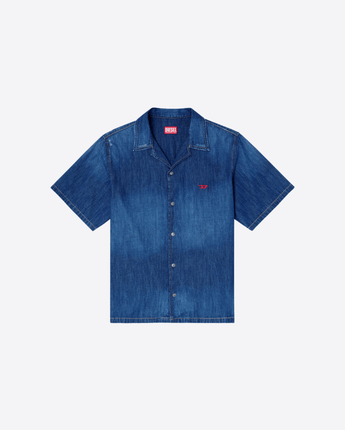 DIESEL CAMICIA IN DENIM A MANICHE CORTE DIESEL