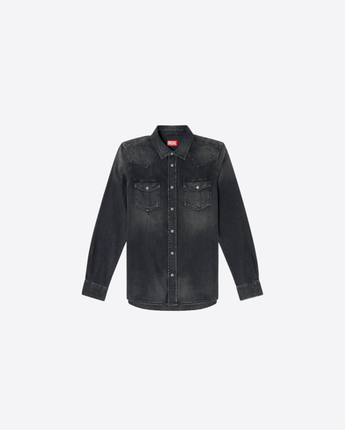 DIESEL CAMICIA OVERSHIRT IN DENIM