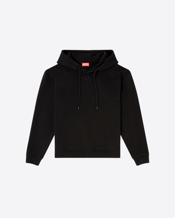 DIESEL FELPA CON CAPPUCCIO IN COTONE CON LOGO OVAL D DIESEL