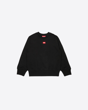 DIESEL FELPA FELPA CON PICCOLO LOGO APPLICATO