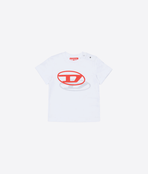 DIESEL KIDS T-SHIRT T-SHIRT IN COTONE CON LOGO IN OMBRA DIESEL KIDS