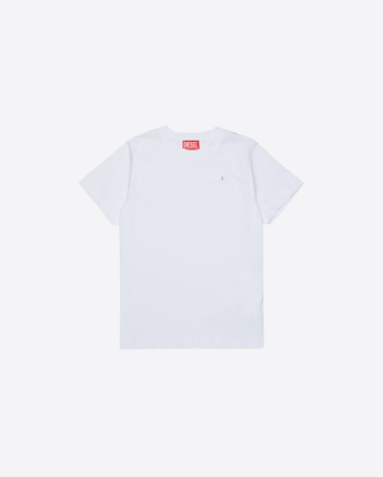 DIESEL T-SHIRT IN COTONE CON APPLICAZIONE METALLICA DIESEL