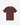 DIESEL T-SHIRT MARRONE / S T-SHIRT REGULAR IN COTONE CON STAMPA A RILIEVO