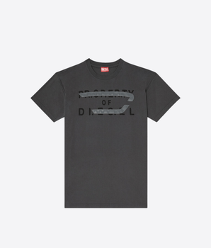 DIESEL T-SHIRT T-SHIRT REGULAR CON APPLICAZIONE D