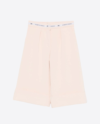 ELISABETTA FRANCHI BERMUDA BERMUDA CON BANDA LOGO