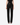 Elisabetta Franchi PANTALONE NERO / 44 PANTALONE DRITTO IN TWEED LAMINATO
