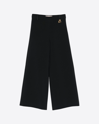 Elisabetta Franchi PANTALONI NERO / 8A PANTALONI CON LOGO