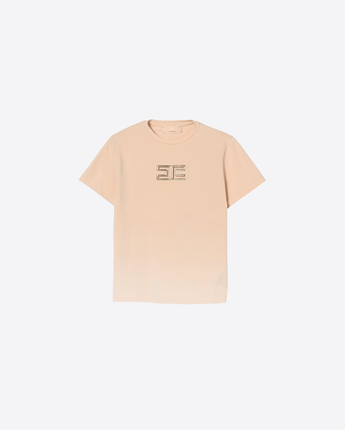 ELISABETTA FRANCHI T-SHIRT T-SHIRT IN COTONE CON LOGO