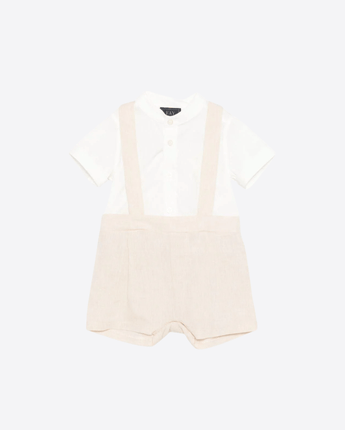 FAY SET NEONATO SET CAMICIA E SALOPETTE
