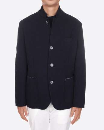 FEDELI GIACCA BLU / 50 OVERSHIRT IN CACHEMIRE
