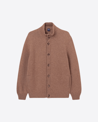 FEDELI GIACCA NATURAL / 50 CARDIGAN FAVONIUS IN CHASHMERE