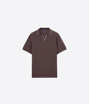 FEDELI POLO POLO DELTA IN COTONE E LINO