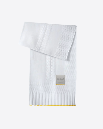 GENSAMI COPERTA BIANCO / UNI COPERTA IN MAGLIA
