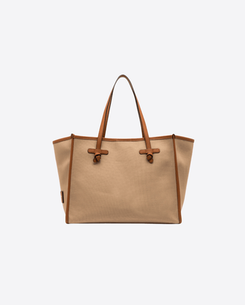 GIANNI CHIARINI BORSA CORDA/CUOIO / UNI BORSA SHOPPING MARCELLA FORMATO LARGE