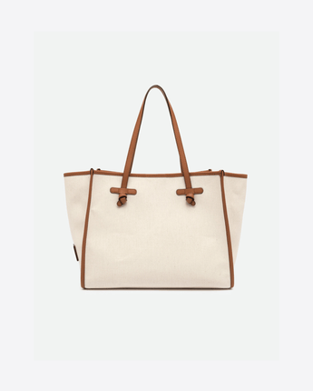 GIANNI CHIARINI BORSA PANNA/CORDA / UNI BORSA SHOPPING MARCELLA FORMATO LARGE
