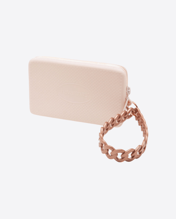 HAVAIANAS POCHETTE BEIGE / UNI MINI POCHETTE CON CATENA