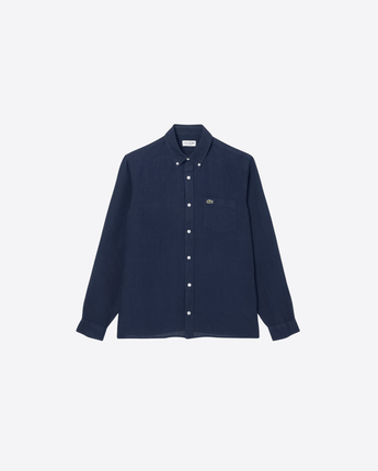 LACOSTE CAMICIA CAMICIA DI LINO
