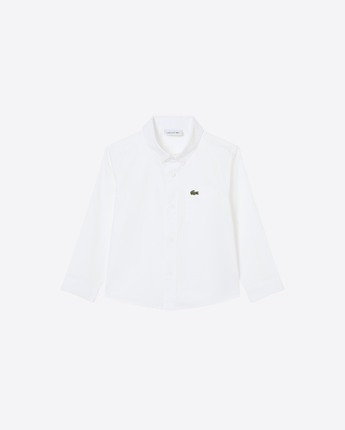LACOSTE CAMICIA CAMICIA OXFORD CON TASCA