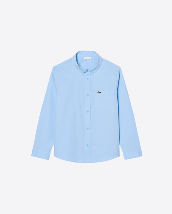 LACOSTE CAMICIA CAMICIA OXFORD CON TASCA SUL PETTO