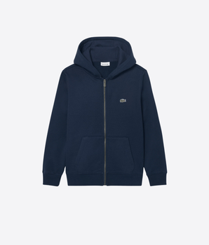 LACOSTE FELPA FELPA CON ZIP UNISEC IN TESSUTO FELPATO SPAZZOLATO