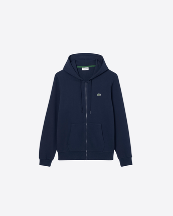 LACOSTE FELPA FELPA IN TESSUTO FELPATO CLASSIC FIT CON ZIP LACOSTE