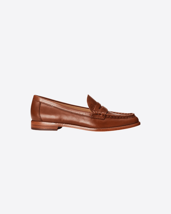 LAUREN RALPH LAUREN SCARPE DEEP / 36 MOCASSINI WYNNIE IN PELLE BRUNITA
