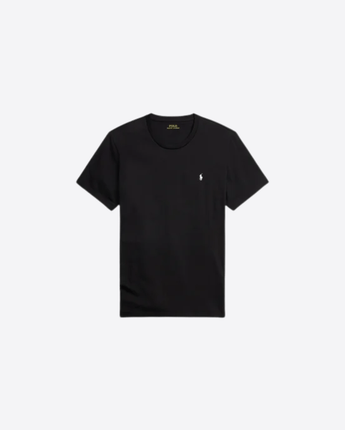 LAUREN RALPH LAUREN T-SHIRT BLACK / S T-SHIRT IN COTONE CON LOGO