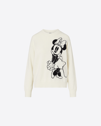 LIU JO MAGLIA MAGLIA JACQUARD IN LANA MRS MOUSE