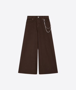 LIU JO PANTALONI PANTALONI WIDE LEG CON CATENA