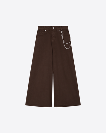 LIU JO PANTALONI PANTALONI WIDE LEG CON CATENA