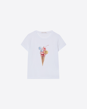 LIU JO T-SHIRT T-SHIRT CON STAMPA
