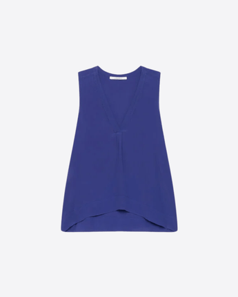 MALIPARMI Abbigliamento e accessori BLU / 42 TOP FLUID CREPE