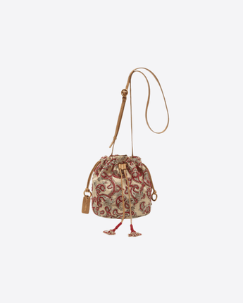 MALIPARMI BORSA BEIGE / UNI SECCHIELLO SUNSET PAISLEY
