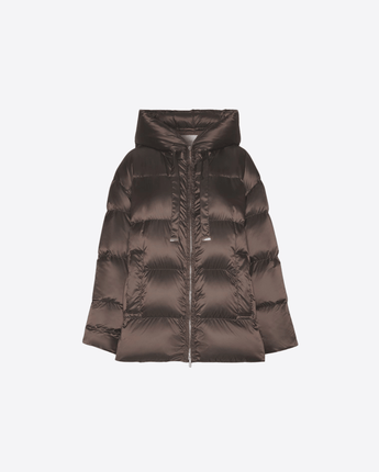 MAX MARA THE CUBE GIACCA IMBOTTITO CORTO AMPIO IN TELA ANTIGOCCIA
