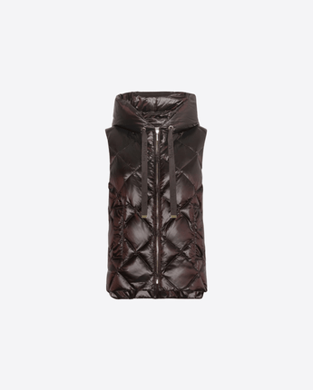 MAX MARA THE CUBE GILET GILET IMBOTTITO REGULAR IN TELA ANTIGOCCIA