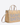 Mc2 Saint Barth BORSA A MANO VIVIAN MIDI BEIGE EFFETTO PAGLIA
